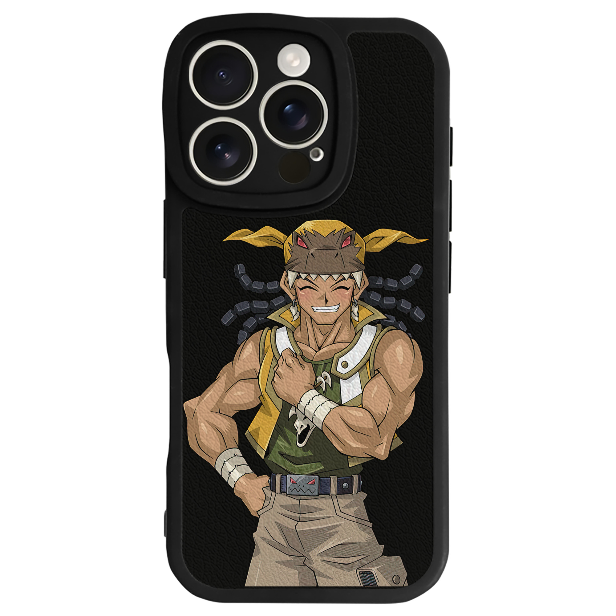 遊☆戯☆王 Yu-Gi-Oh! 【iPhone 16シリーズ対応】シリコンスマホケース（レザー調） 材質：シリコン